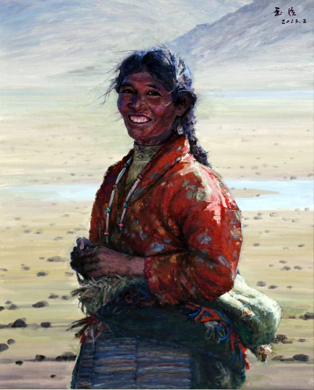 格吉拉姆  100cm×80cm